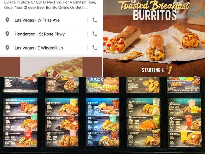 Taco Bell Menu