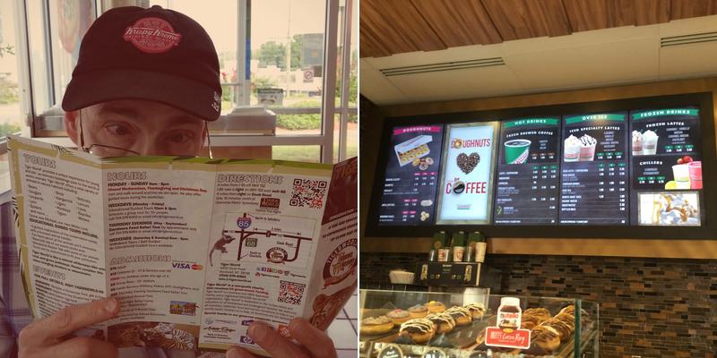 Krispy Kreme Menu
