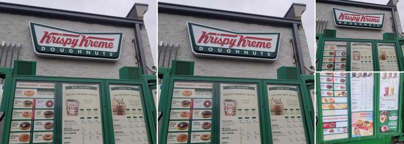 Krispy Kreme Menu