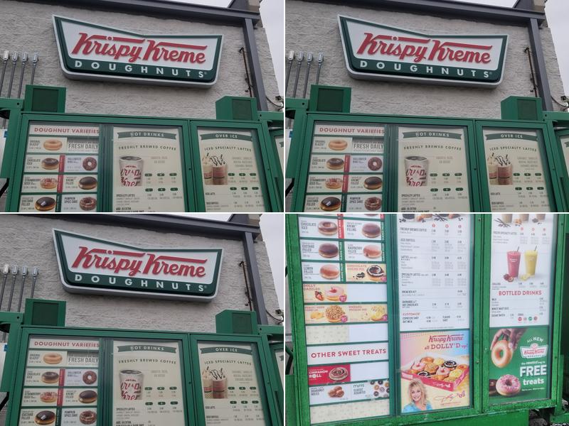 Krispy Kreme Menu