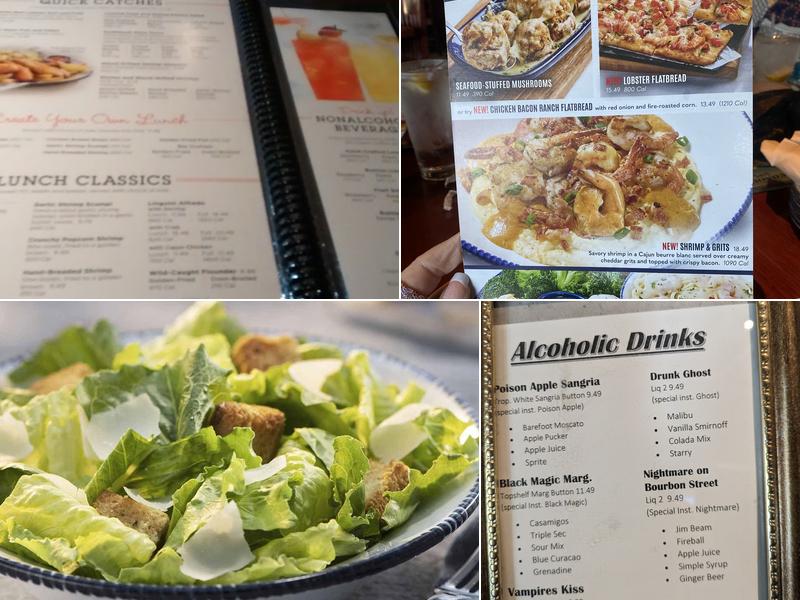 Red Lobster Menu