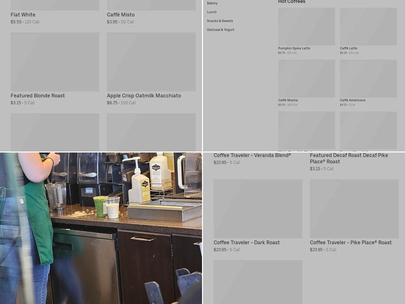 Starbucks Menu