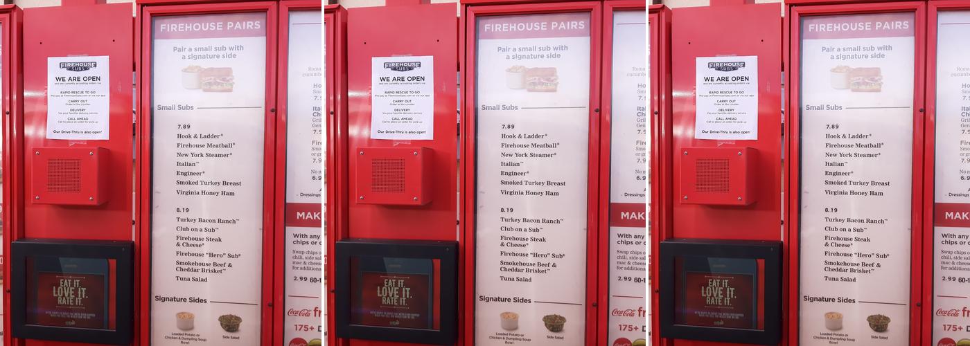 Firehouse Subs Wolfin Square Menu