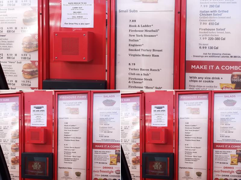 Firehouse Subs Wolfin Square Menu