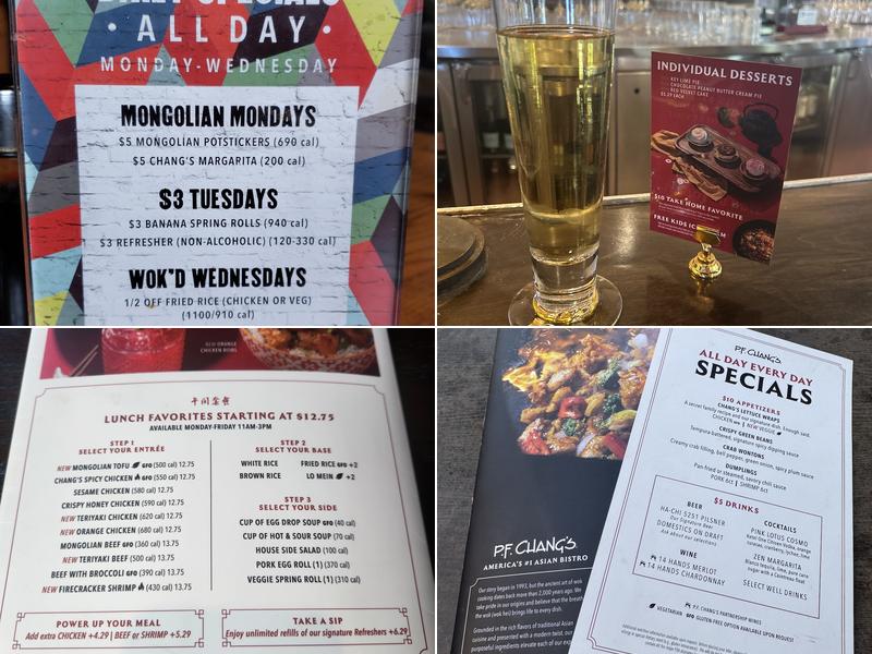 P.F. Chang's Menu