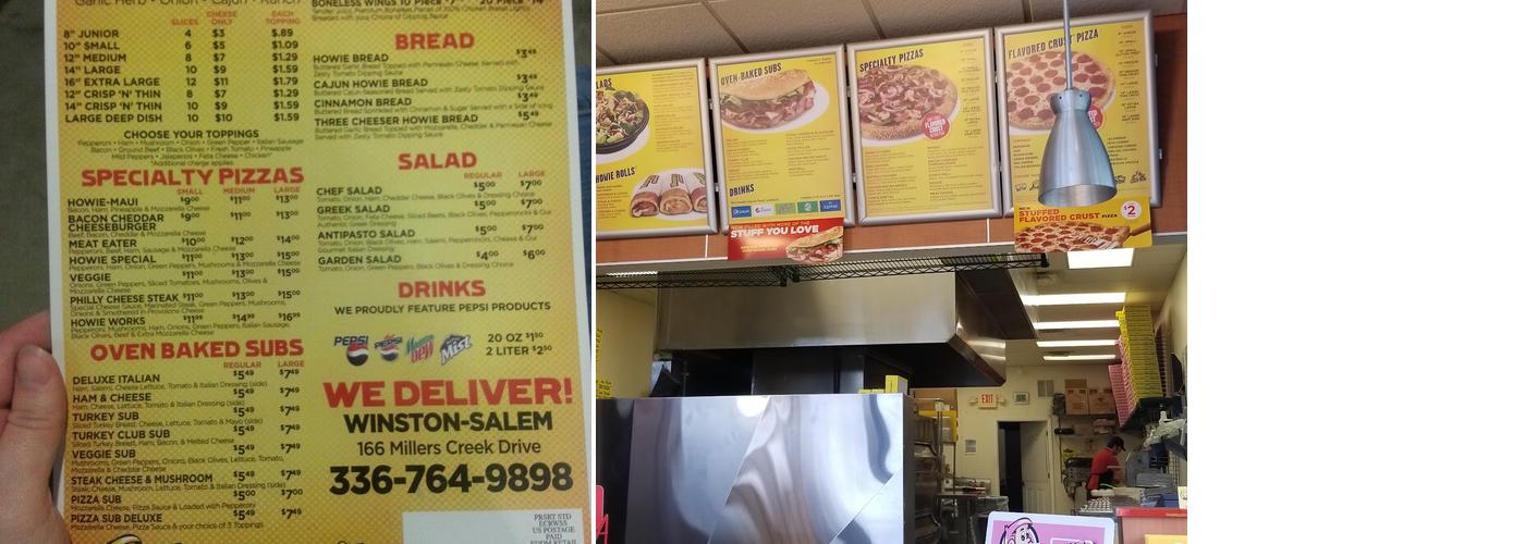 Hungry Howie's Pizza Menu