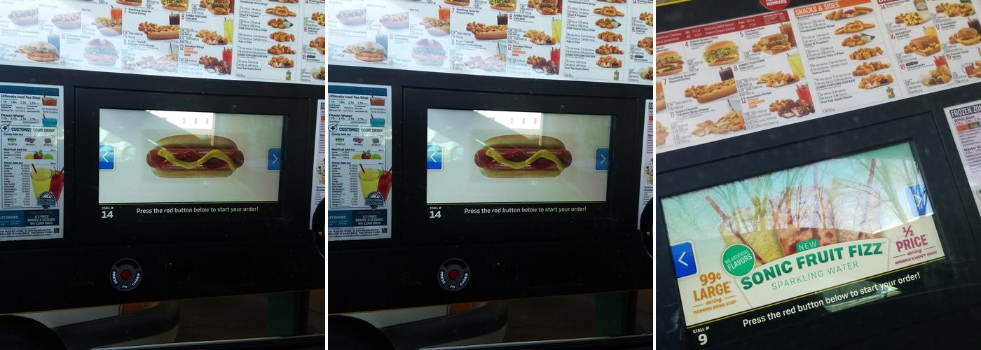 Sonic Drive-In Menu