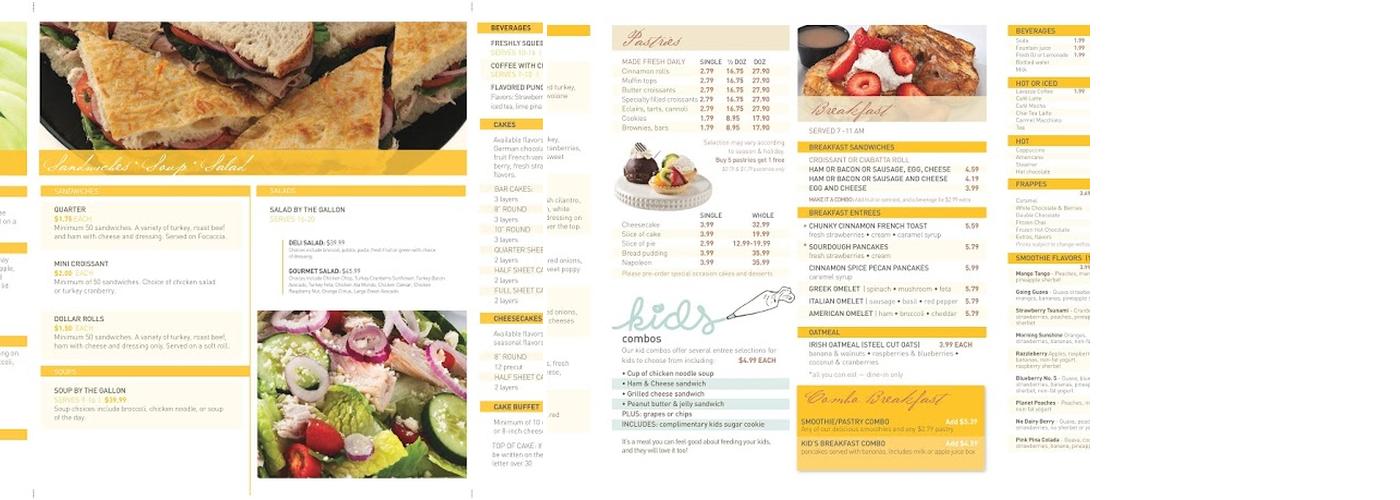Kneaders Bakery & Cafe Menu