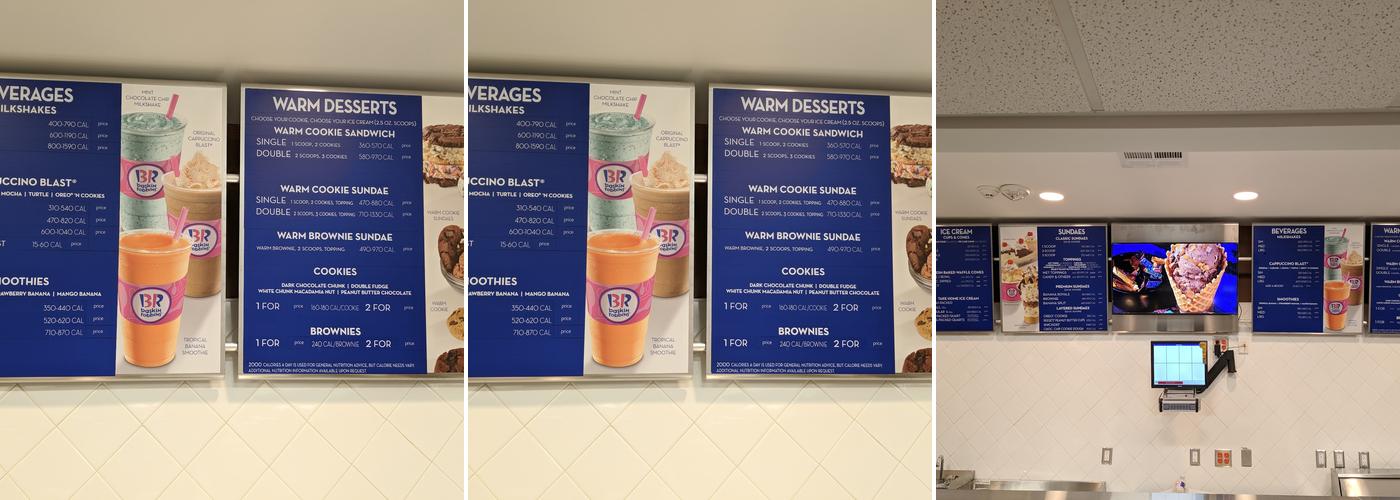 Baskin-Robbins Menu
