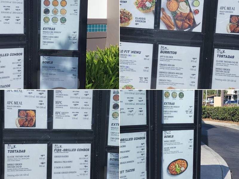 El Pollo Loco Menu