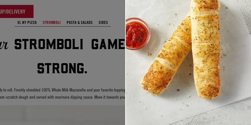 Sbarro Menu