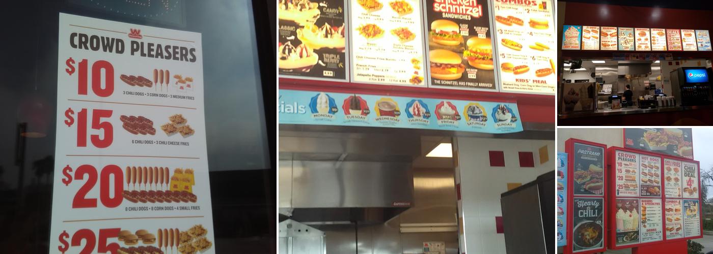 Wienerschnitzel Menu