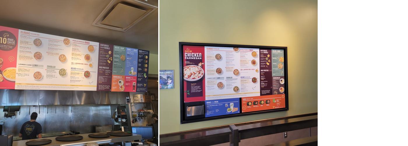 Noodles and Company Menu