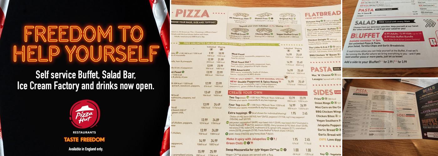 Pizza Hut Menu