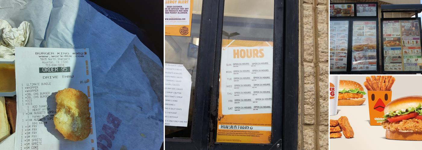 Burger King Menu