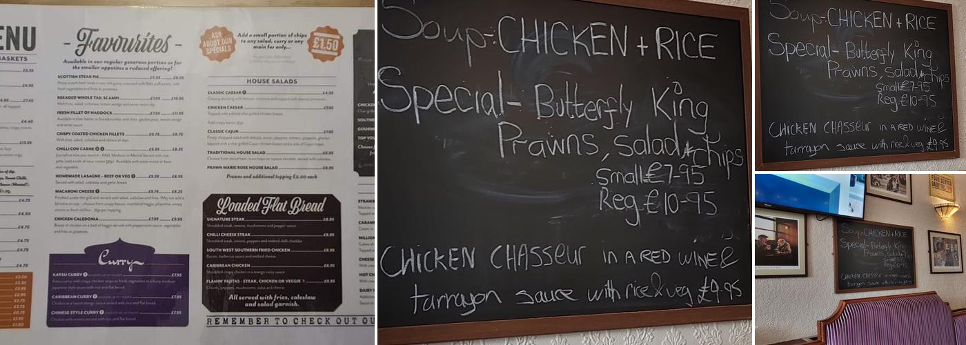 The Three Reasons Menu