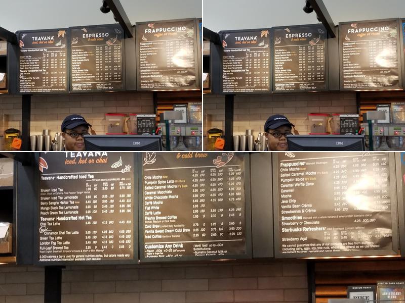 Starbucks Menu