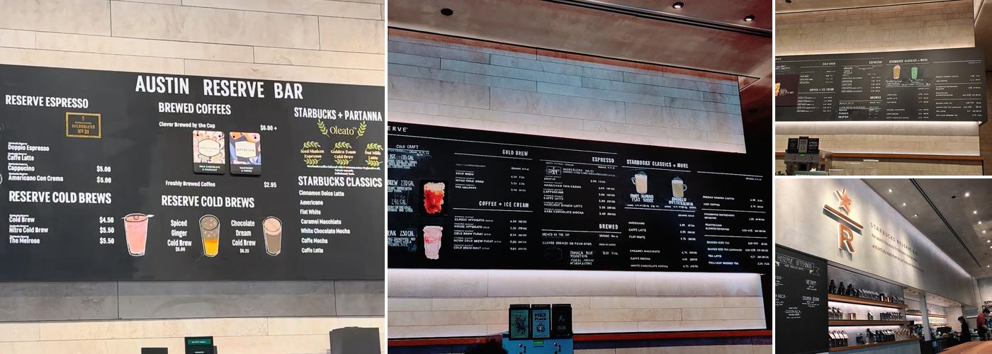 Starbucks Menu