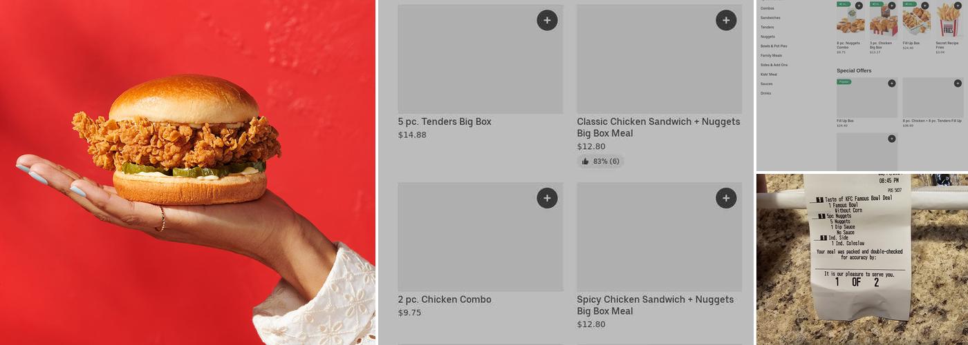 KFC Menu