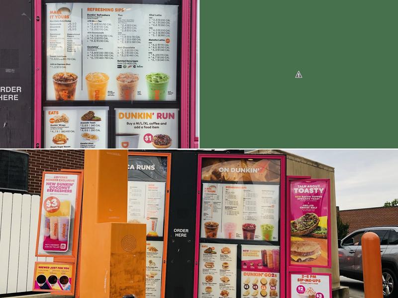 Dunkin' Menu