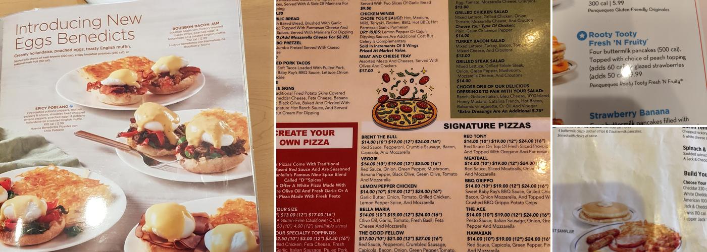 IHOP Menu