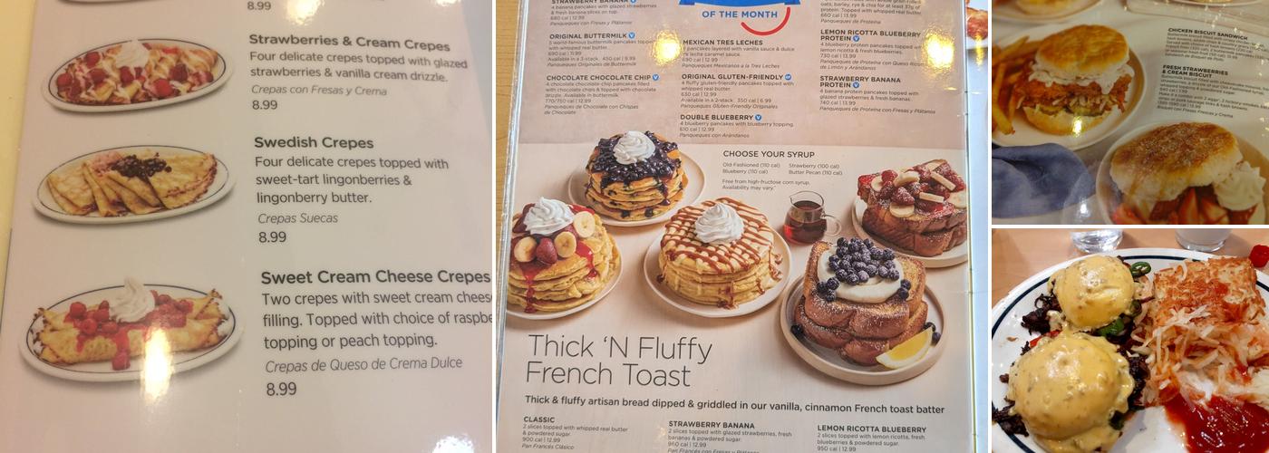 IHOP Menu
