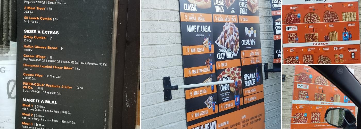 Little Caesars Pizza Menu