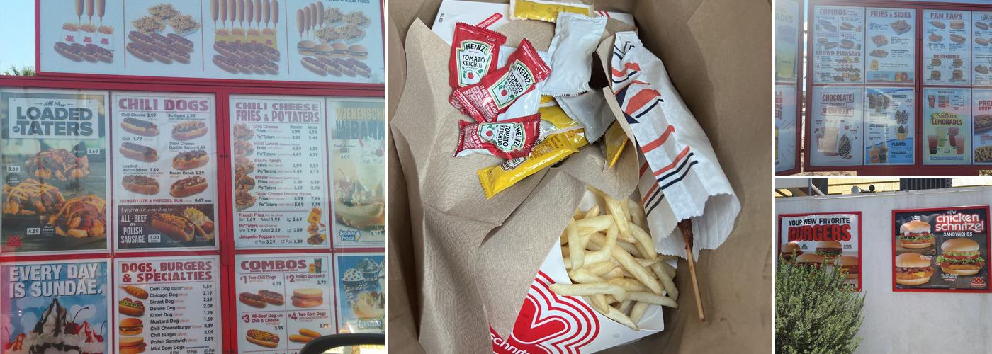 Wienerschnitzel Menu