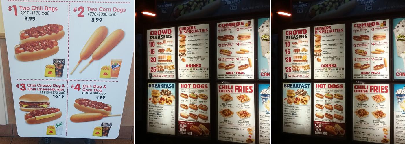 Wienerschnitzel Menu