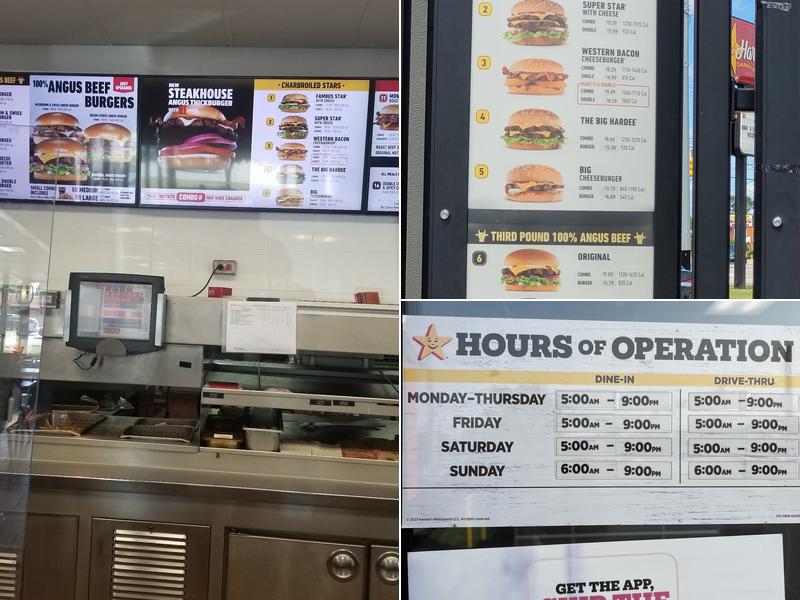Hardee’s Menu