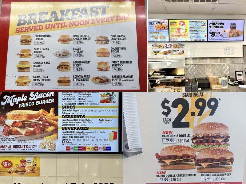 Hardee’s Menu