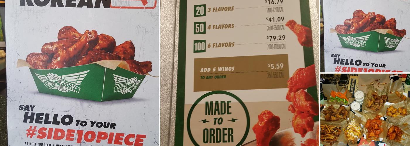 Wingstop Menu
