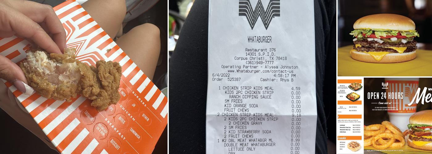 Whataburger Menu