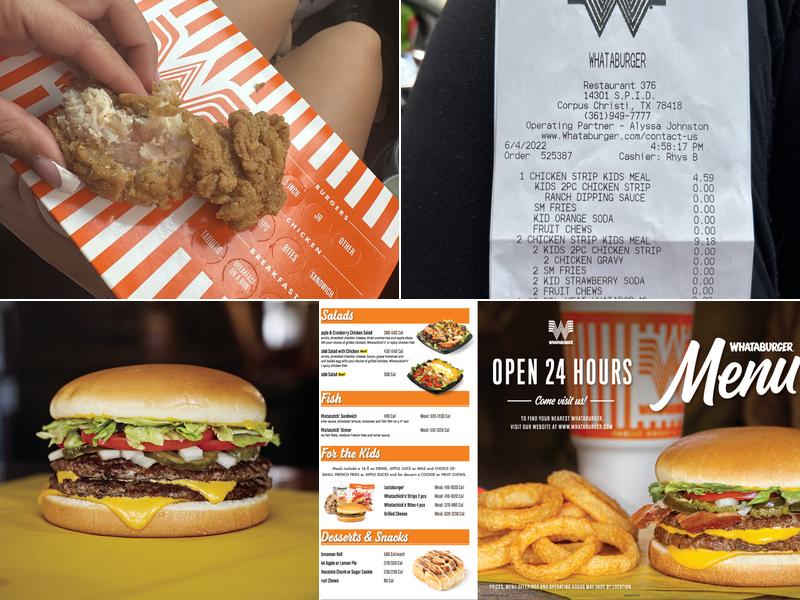 Whataburger Menu