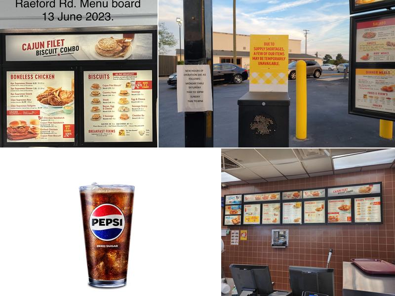 Bojangles Menu