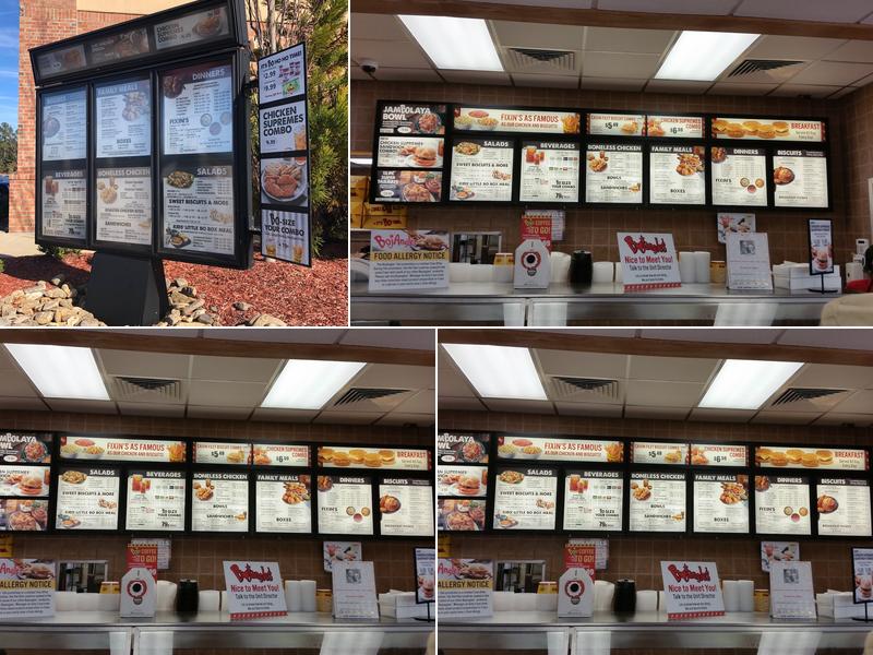 Bojangles Menu