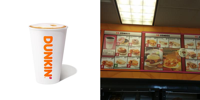 Dunkin' Menu