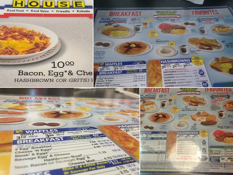 Waffle House Menu