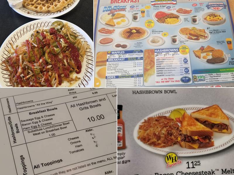 Waffle House Menu