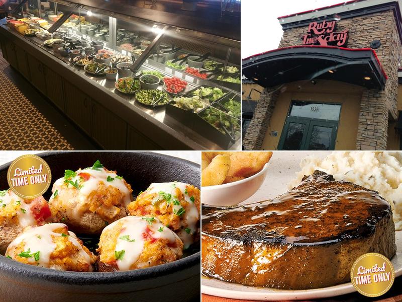 Ruby Tuesday 1936 Cedar Creek Rd, Fayetteville