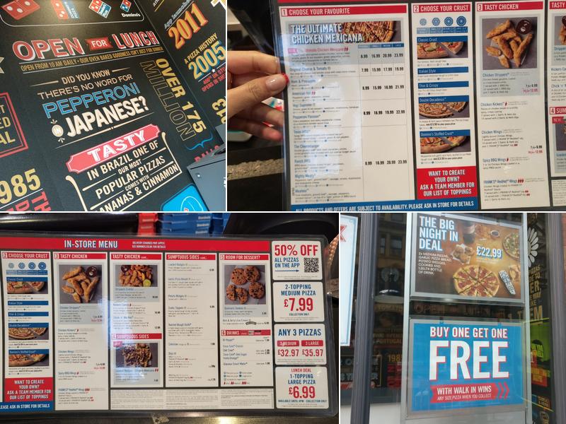 Domino's Pizza - Bristol - City Centre Menu