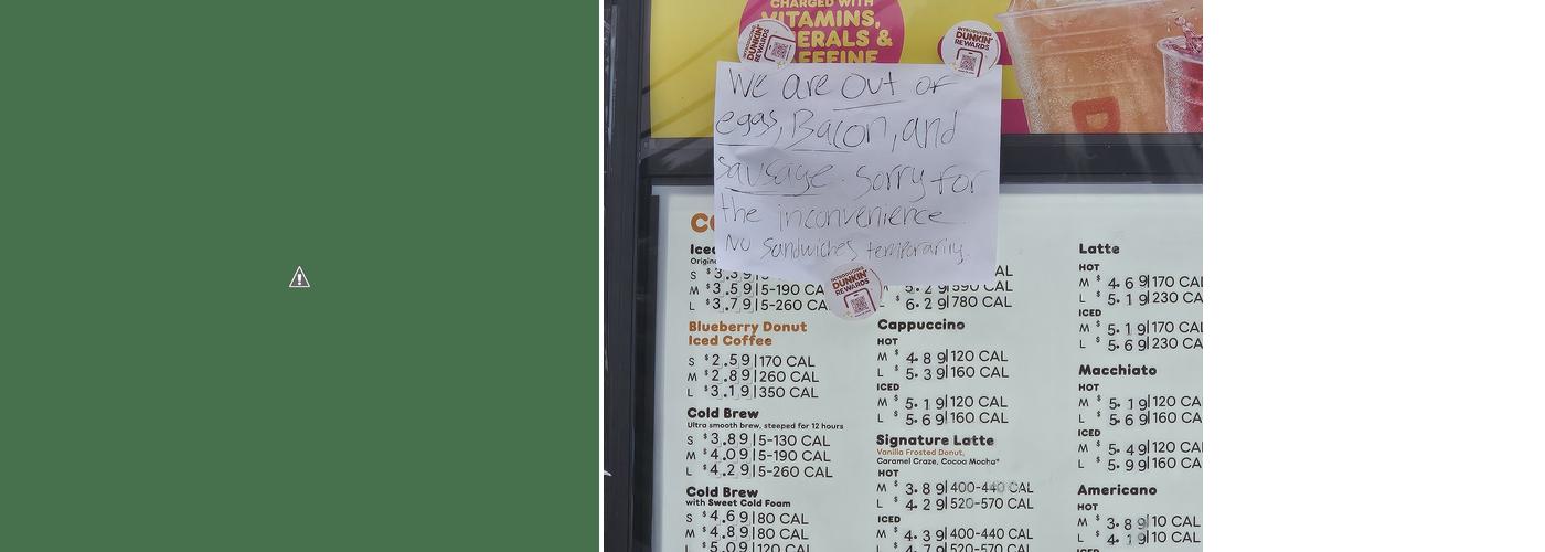 Dunkin' Menu