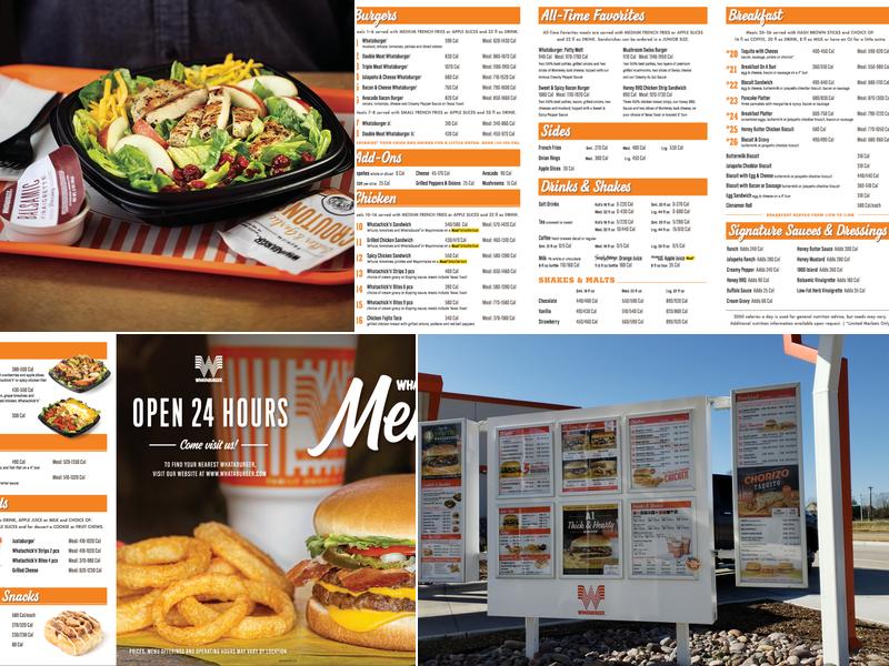 Whataburger Menu