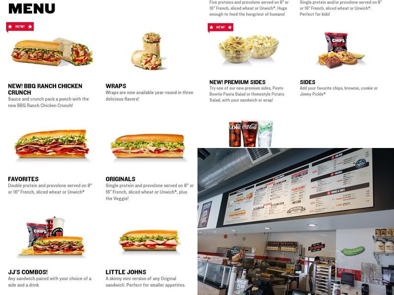 Jimmy John's Menu