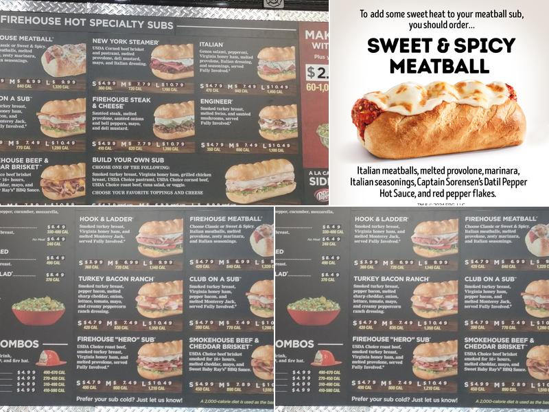 Firehouse Subs SunMarket Jantz Menu