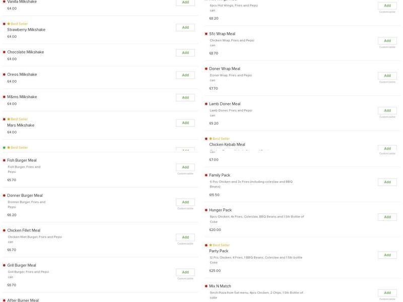 New Xpress Pizza & chicken Menu