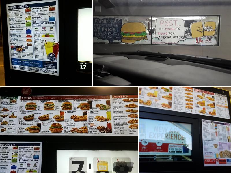 Sonic Drive-In Menu