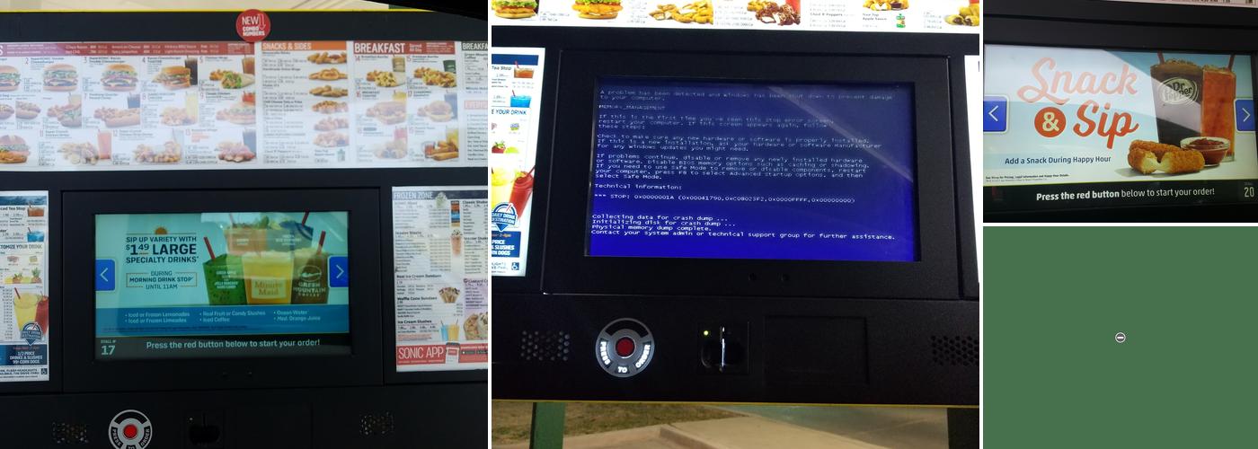 Sonic Drive-In Menu