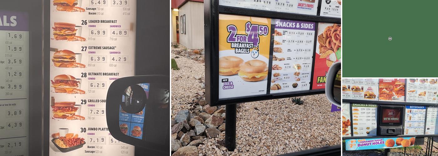 Jack in the Box Menu
