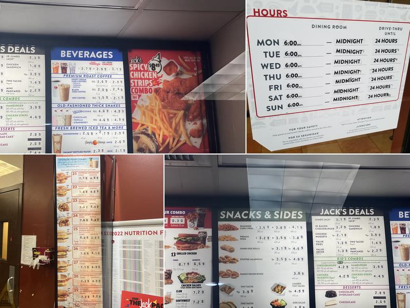 Jack In The Box Menu